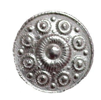 Sterling Silver Viking Shield Cuff Links
