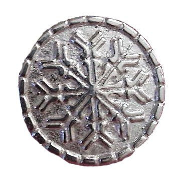 Sterling Silver Snowflake Cuff Links