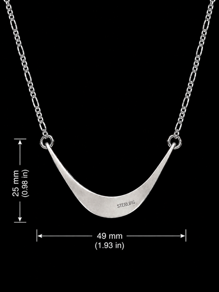 Sterling Silver Finnish Wave Necklace