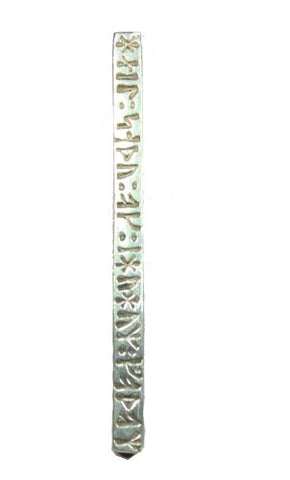 Sterling Silver Long Runic Good Health Good Spirits Viking Pendant
