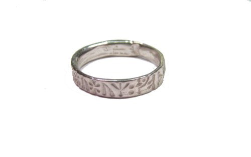 Sterling Silver Younger Futhark Good Health Good Spirit Viking Runic Ring (10)