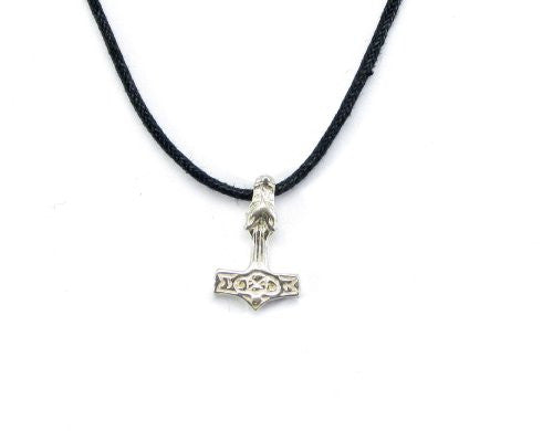 Sterling Silver Thor's Wolf Hammer Charm