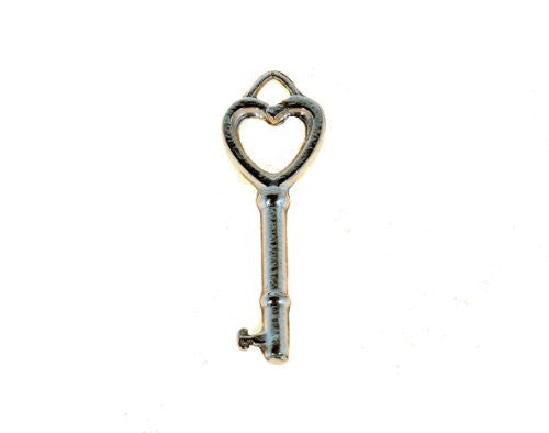 Sterling SIlver Key to Your Heart Love Pendant