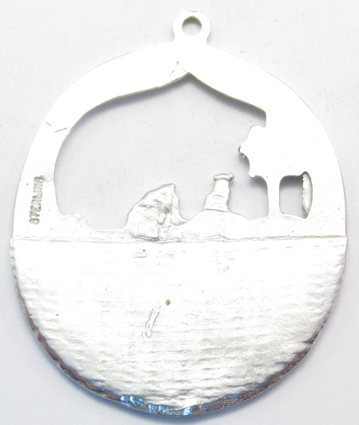 Sterling Silver 3 Wise Men Pendant/ Ornament