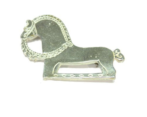 Sterling Silver Fjord Horse Pin