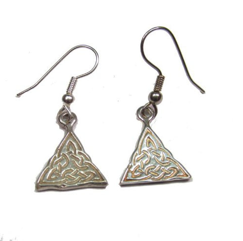 Sterling Silver Celtic Triquetra Earrings