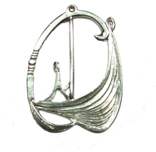 Sterling Silver Viking Pendant / Ornament