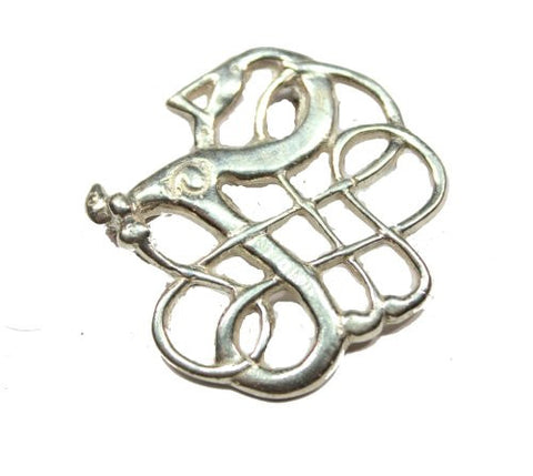 Sterling Silver Lindholm Serpent Pin